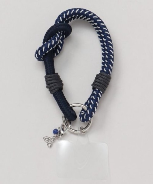 【岩座】携帯 縄ストラップ