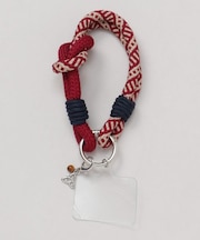 【岩座】携帯 縄ストラップ