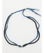 【岩座】本藍 紐アンクレット 藍