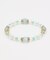 【岩座】光輝清淡アクアマリンブレスレット