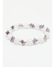 【岩座】【二月 如月】産石×さざれ石ブレスレット