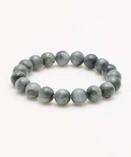 【岩座】ホワイトタイガーアイ　１２ｍｍブレスレット