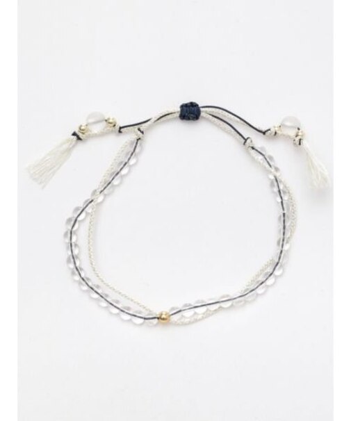 【岩座】【四月卯月】産石絹紐ブレスレット