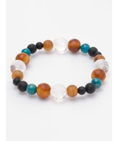 【岩座】屋久杉四神ブレスレット　アパタイト