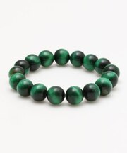 【岩座】グリーンタイガーアイ 12mmブレスレット