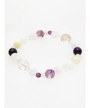 【岩座】雲雨　アメジストブレスレット