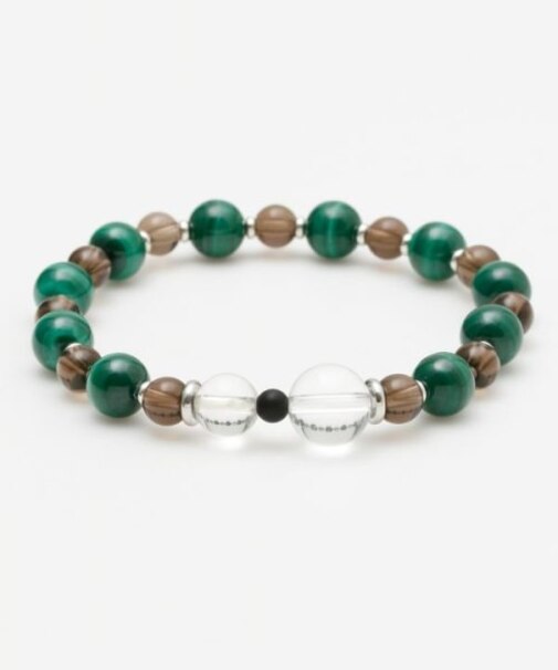【岩座】瀟洒　8mmマラカイトブレスレット