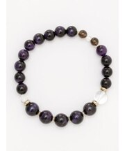 【岩座】粋人　１０mmパープルタイガーアイブレスレット