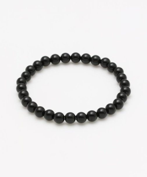 【岩座】ブラックオニキスブレスレット　６ｍｍ