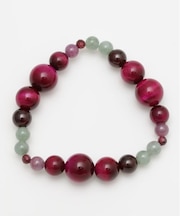 【岩座】芍薬(しゃくやく)ローズタイガーアイ　ブレスレット