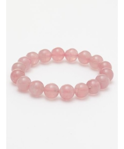 【岩座】マダガスカルローズクォーツ　１０ｍｍブレスレット