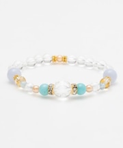 【岩座】美麗 ブルーレースブレスレット