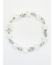 【岩座】【三月 弥生】産石×さざれ石ブレスレット