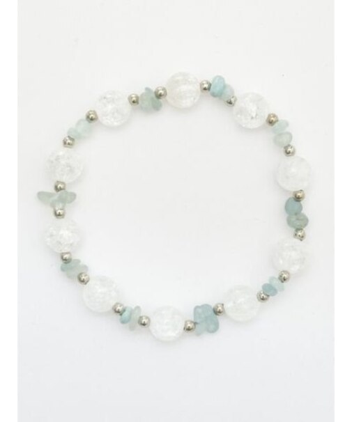 【岩座】【三月 弥生】産石×さざれ石ブレスレット