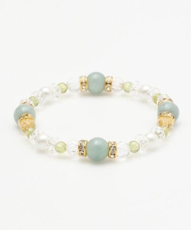 【岩座】光輝清淡ジェイドブレスレット