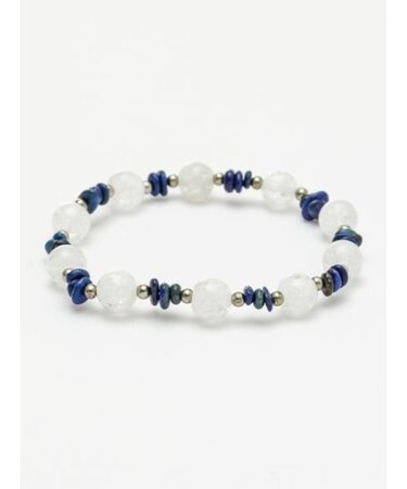 【岩座】【九月 長月】産石×さざれ石ブレスレット