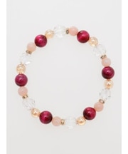 【岩座】ローズタイガーアイ錦上添花ブレスレット