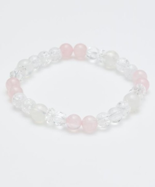 【岩座】楚々(そそ)ローズクォーツ ブレスレット