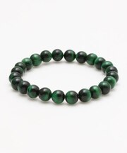 【岩座】グリーンタイガーアイ　８ｍｍブレスレット