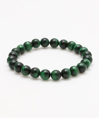 【岩座】グリーンタイガーアイ 8mmブレスレット