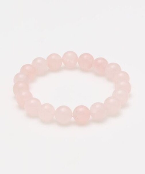 【岩座】１０ｍｍ　ローズクォーツブレスレット