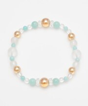 【岩座】水鞠(みずまり)ゴールデンオーラ　ブレスレット