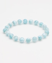 【岩座】ラリマー6mmブレスレット