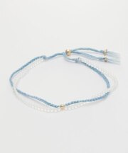 【岩座】本藍紐アンクレット 浅葱