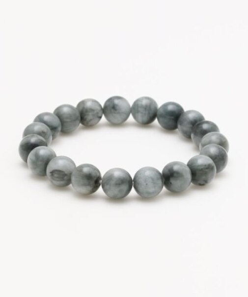 【岩座】ホワイトタイガーアイ　１０ｍｍブレスレット