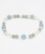 【岩座】五縁繋ぎアクアマリンブレスレット