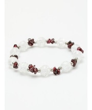 【岩座】【一月 睦月】産石×さざれ石ブレスレット