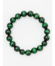 【岩座】グリーンタイガーアイ　１０ｍｍブレスレット