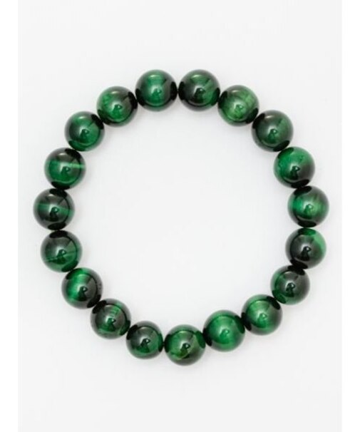 【岩座】グリーンタイガーアイ 10mmブレスレット