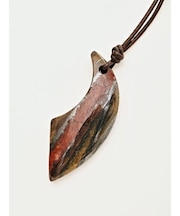 【岩座】ワイドホーンネックレス