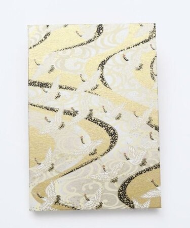 【岩座】友禅御朱印帳/丹頂鶴