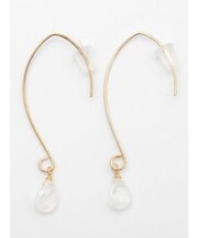 【岩座】雫石カットピアス