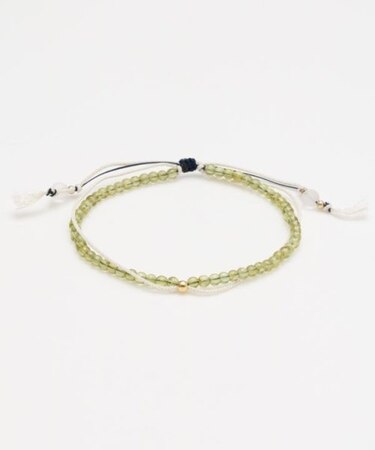 【岩座】【八月 葉月】産石絹紐アンクレット