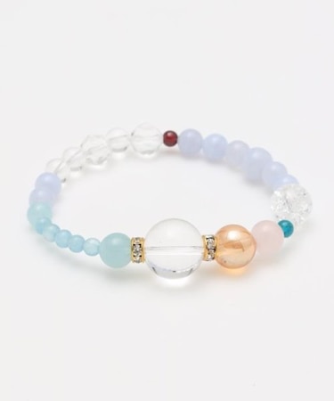 【岩座】多幸　アクアマリンブレスレット