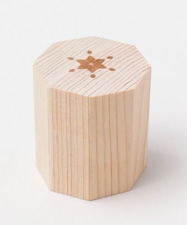 【岩座】カワリ麻の葉盛塩器