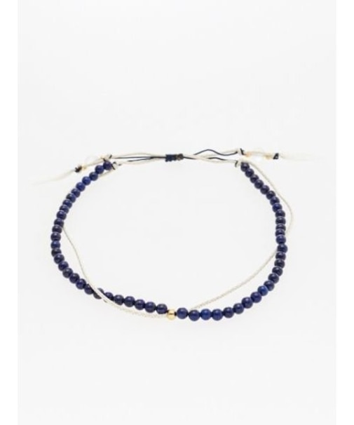 【岩座】【九月 長月】産石絹紐アンクレット