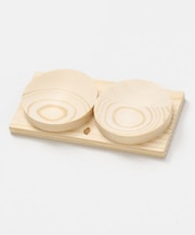 【岩座】木製二対台座