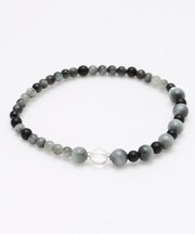 【岩座】志向 ６mmホワイトタイガーアイブレスレット