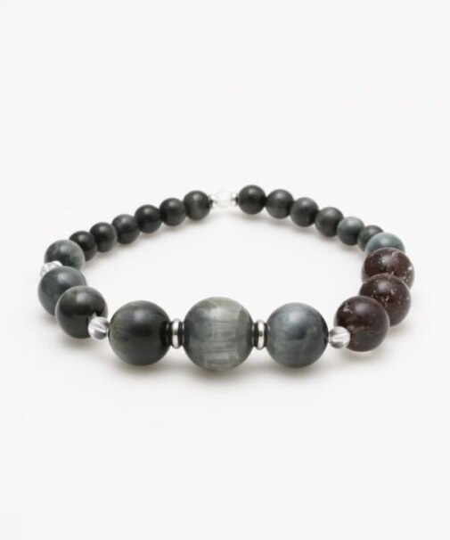 【岩座】高尚　ホワイトタイガーアイブレスレット