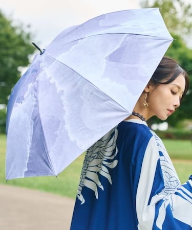 【岩座】【遮光性99.99%以上】晴好雨奇竹日傘（晴雨兼用）