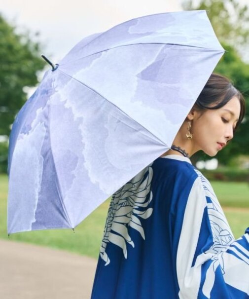 【岩座】【遮光性99.99%以上】晴好雨奇竹日傘（晴雨兼用）