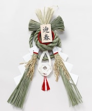 【岩座】【正月飾り】新潟魚沼産 注連縄飾り 稲守