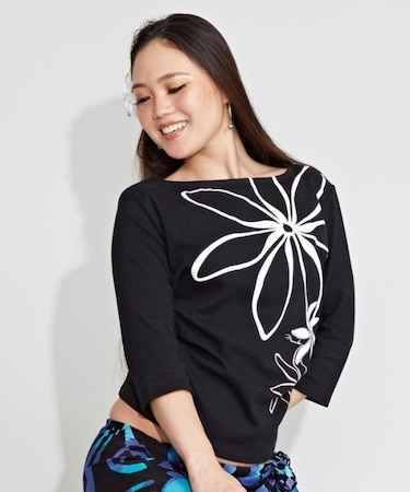 【マウナロア】シャインティアレＴシャツ(7分袖)