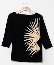 【マウナロア】パームリーフＴシャツ(7分袖)
