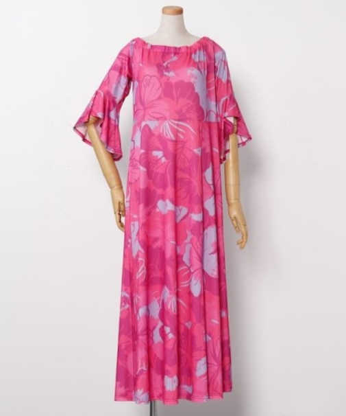 【マウナロア】プアアロアロベルスリーブドレス