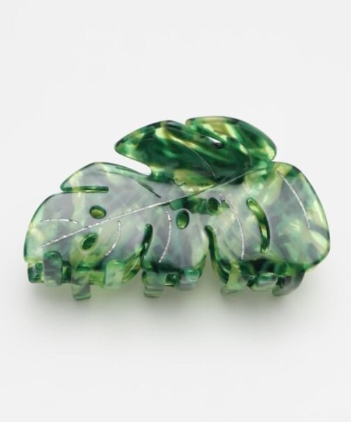 【マウナロア】モンステラヘアクリップ